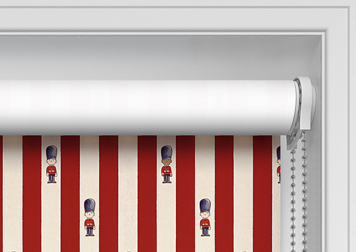 Kings Breakfast, Stripe Kingsmen - Twist&Fit Roller Blind - Image 10